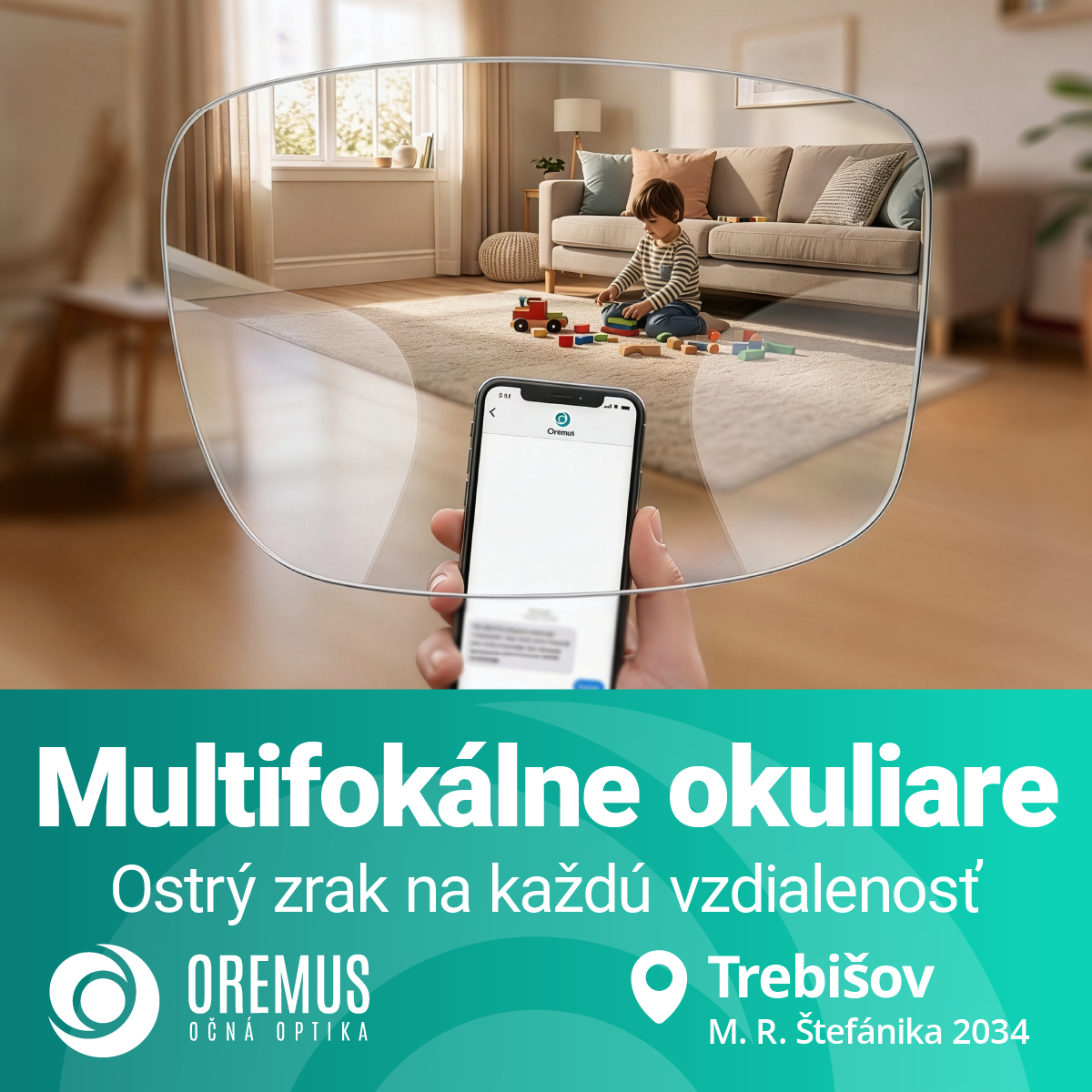 Multifokalne okuliare | Oremus | Trebisov